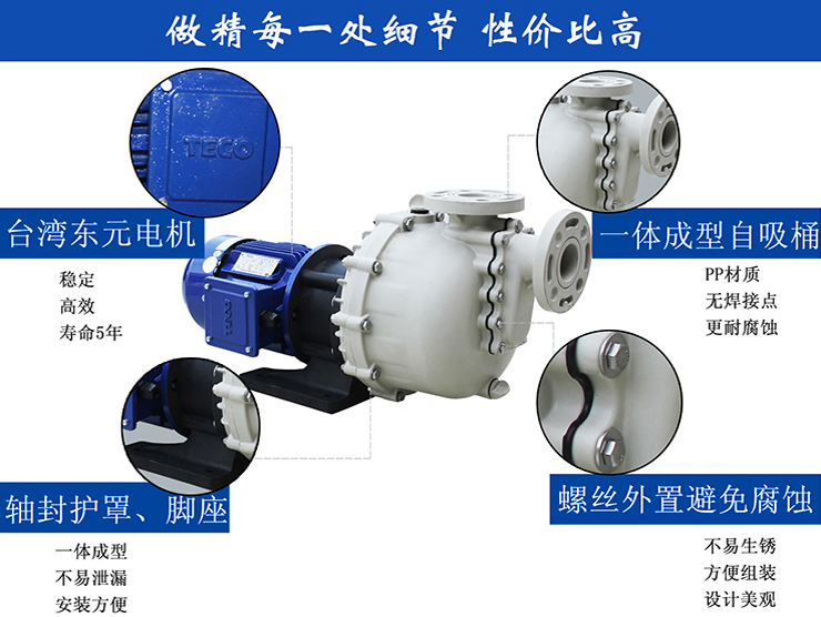 塑料耐腐蝕泵廠家產品結構圖片
